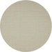 Round Machine Washable Contemporary Tan Brown Rug, wshcon220