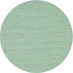 Round Machine Washable Contemporary Light Green Rug, wshcon222