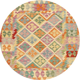 Round Machine Washable Contemporary Bronze Brown Rug, wshcon2234