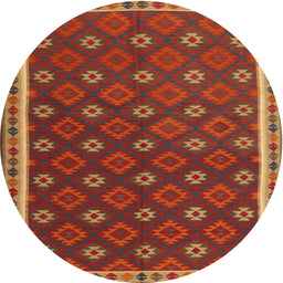 Square Machine Washable Contemporary Light Brown Rug, wshcon2255