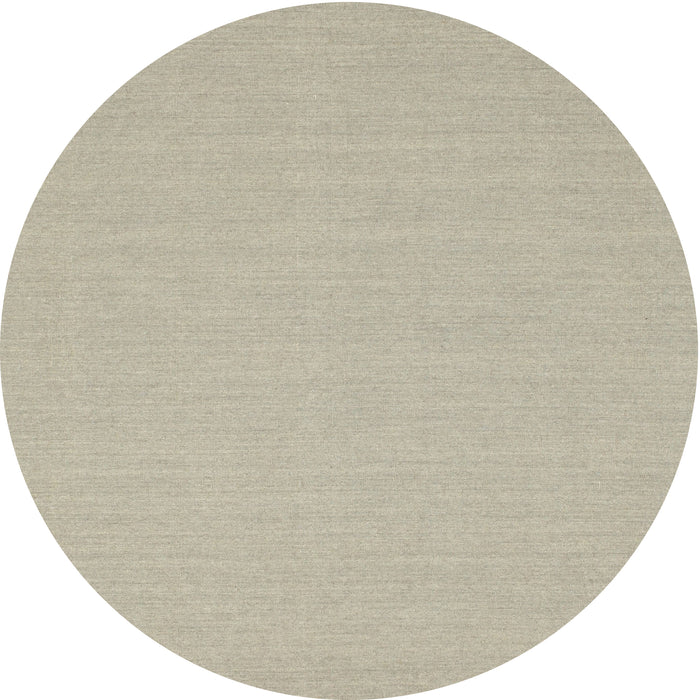 Round Contemporary Tan Brown Solid Rug, con225