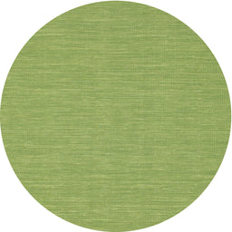 Round Machine Washable Contemporary Pistachio Green Rug, wshcon229