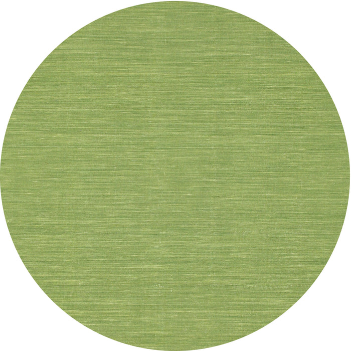 Round Contemporary Pistachio Green Modern Rug, con229