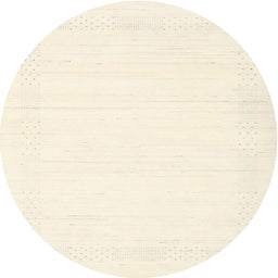 Round Machine Washable Contemporary Moccasin Beige Rug, wshcon2322