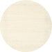 Round Machine Washable Contemporary Moccasin Beige Rug, wshcon2322