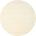 Round Machine Washable Contemporary Peach Beige Rug, wshcon2325