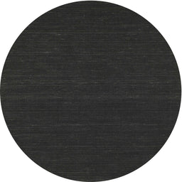 Round Machine Washable Contemporary Charcoal Black Rug, wshcon232