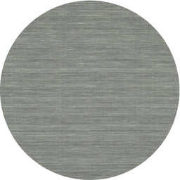 Round Machine Washable Contemporary Silver Gray Rug, wshcon235