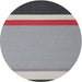 Round Machine Washable Contemporary Purple Rug, wshcon2398