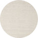 Round Machine Washable Contemporary Gold Rug, wshcon2409