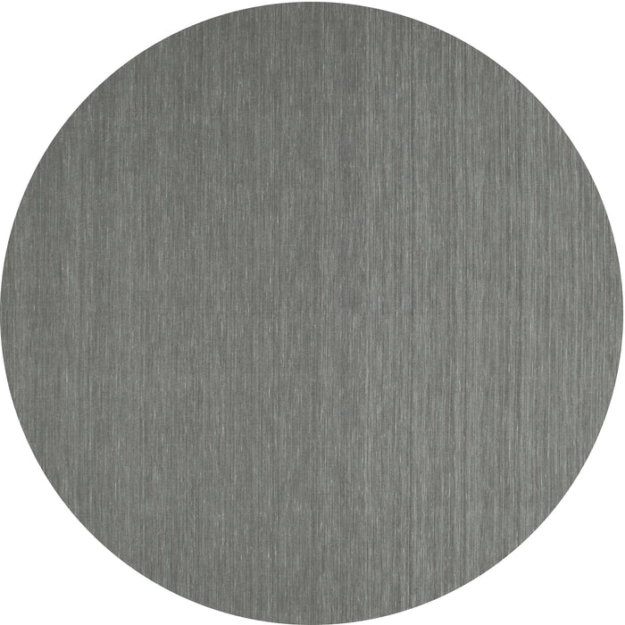 Round Machine Washable Contemporary Sage Green Rug, wshcon240