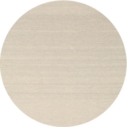 Round Contemporary Desert Sand Beige Solid Rug, con2422