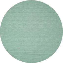 Round Contemporary Blue Green Modern Rug, con242