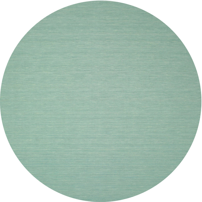 Round Contemporary Blue Green Modern Rug, con242