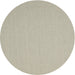 Round Contemporary Tan Brown Solid Rug, con243