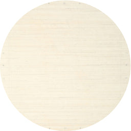 Round Machine Washable Contemporary Moccasin Beige Rug, wshcon2445