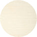 Round Machine Washable Contemporary Moccasin Beige Rug, wshcon2445