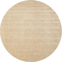 Round Machine Washable Contemporary Brown Rug, wshcon2453