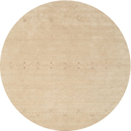 Round Machine Washable Contemporary Brown Rug, wshcon2457