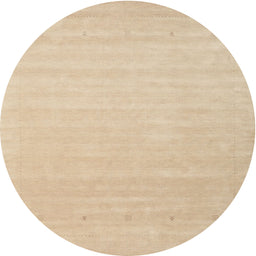 Round Machine Washable Contemporary Brown Rug, wshcon2486