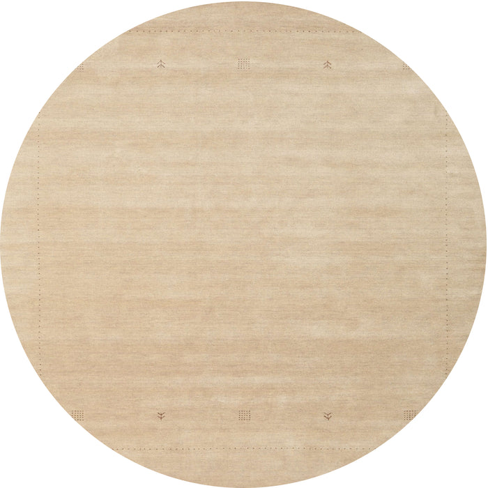 Round Machine Washable Contemporary Brown Rug, wshcon2486
