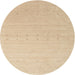 Round Contemporary Brown Solid Rug, con2500