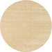 Round Contemporary Brown Gold Solid Rug, con2516