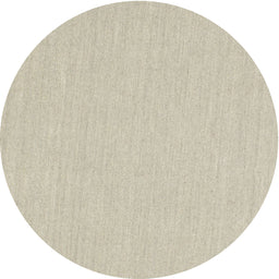 Round Machine Washable Contemporary Sage Green Rug, wshcon251