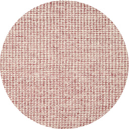 Round Machine Washable Contemporary PeachRug, wshcon2568