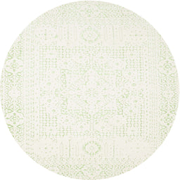 Round Contemporary Tan Brown Gold Solid Rug, con260