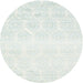 Round Contemporary Light Gray Modern Rug, con265