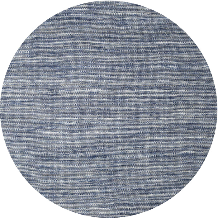 Round Machine Washable Contemporary Purple Navy Blue Rug, wshcon2725