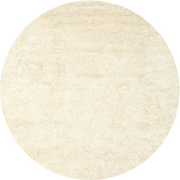 Round Machine Washable Contemporary Parchment Beige Rug, wshcon2737