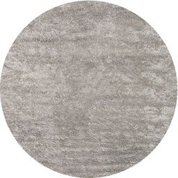 Round Machine Washable Contemporary Sage Green Rug, wshcon2745