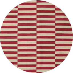 Round Machine Washable Contemporary Brown Rug, wshcon2764