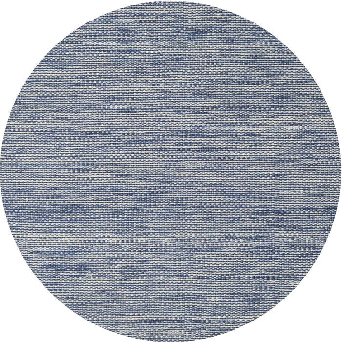 Round Machine Washable Contemporary Purple Navy Blue Rug, wshcon2768