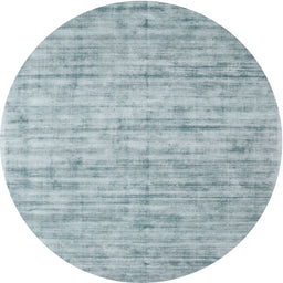 Round Machine Washable Contemporary Light Steel Blue Rug, wshcon2946