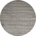 Round Contemporary Army Brown Modern Rug, con415