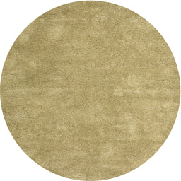Round Machine Washable Contemporary Caramel Brown Rug, wshcon421