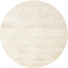 Round Machine Washable Contemporary Blanched Almond Beige Rug, wshcon466