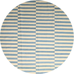 Round Machine Washable Contemporary Vanilla Gold Rug, wshcon551