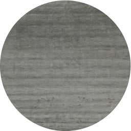 Round Machine Washable Contemporary Sage Green Rug, wshcon578