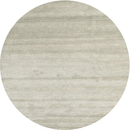 Round Machine Washable Contemporary Sage Green Rug, wshcon585