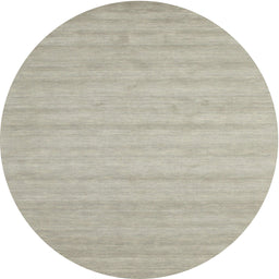 Round Contemporary Sage Green Solid Rug, con587