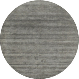 Round Machine Washable Contemporary Sage Green Rug, wshcon589