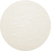 Round Contemporary Gold Solid Rug, con623