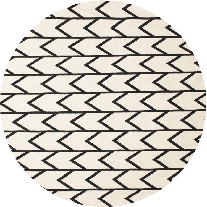 Round Machine Washable Contemporary Sage Green Rug, wshcon637