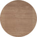 Round Machine Washable Contemporary Orange Brown Rug, wshcon665