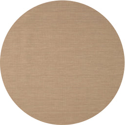 Round Contemporary Sand Brown Modern Rug, con715