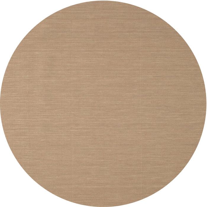 Round Machine Washable Contemporary Sand Brown Rug, wshcon715